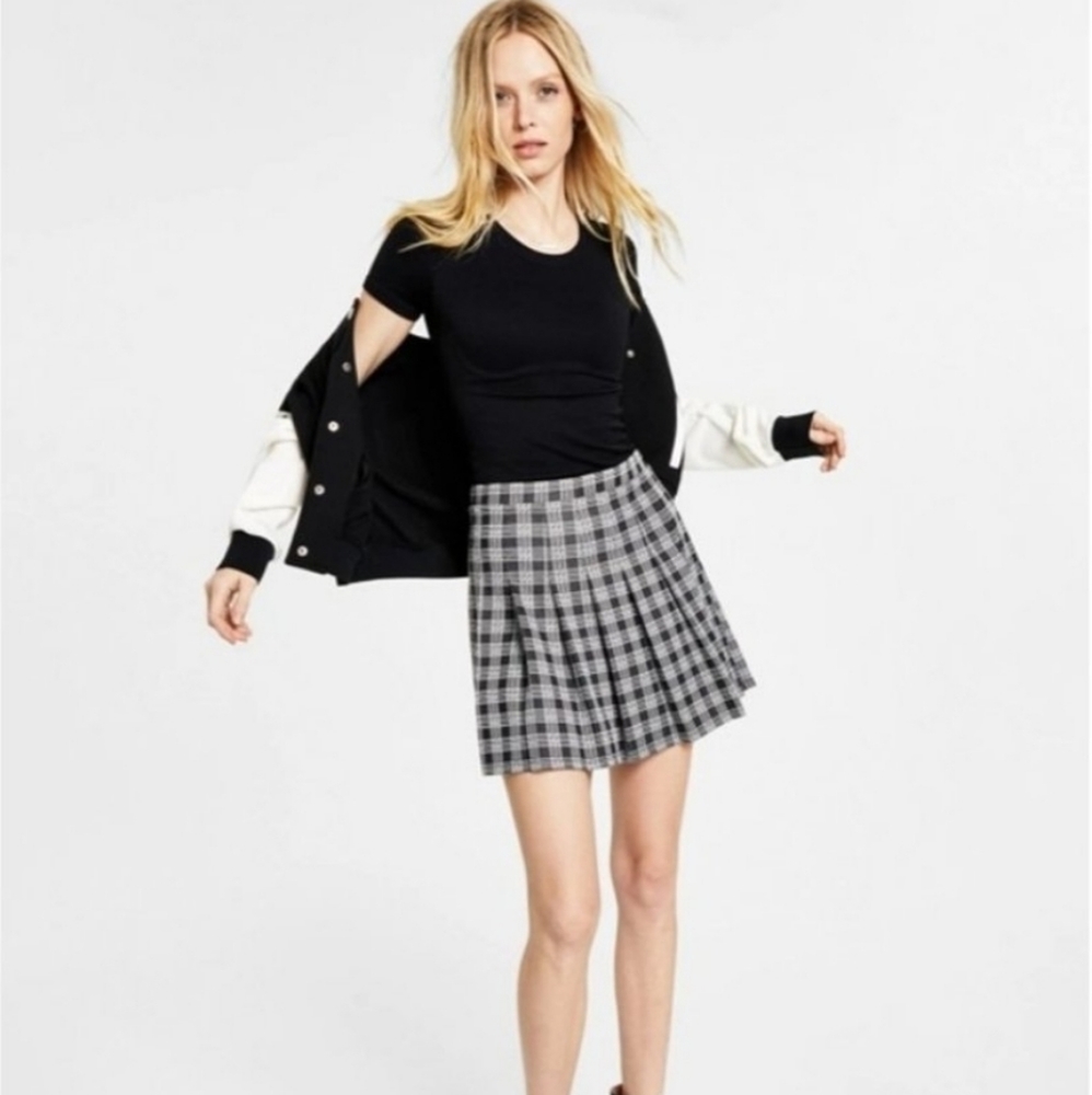 Hippie Rose plaid skirt
